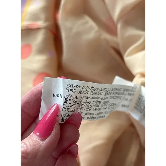 Zara Polka Dot Handkerchief Hem Camisole Tank Medium - Picture 5 of 5